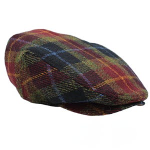 Kelty Harris Tweed Ladies Flat Cap ZH282 BERRY