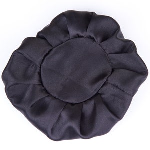 Satin Pleat Rosette Hat Lining 15cm drop HA038