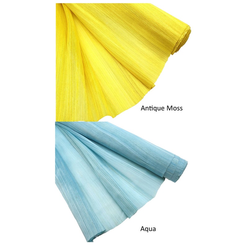 Silk Abaca Fabric 75cm to 90m x 0.5m FS005 image 2