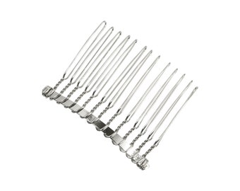 Small Wire Split Tooth Comb, 5cmx3.8cm HB002