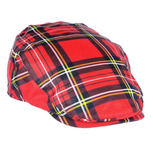 Water resistant English Waxed Cotton Flat Cap - Black main image 0