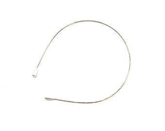 Hoofdband Metaal 1 mm met verwijderbare tanden HB011