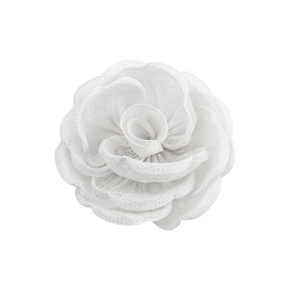 Hand Made Sinamay Cabbage Rose Flower 