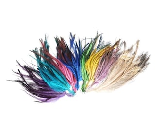 Bouquet de plumes d'émeu 14 cm x 20 pcs FM084