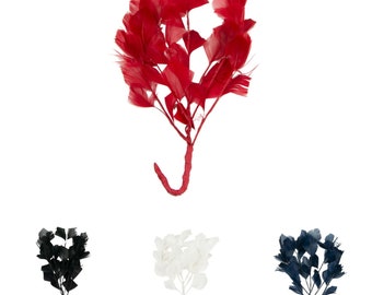 Stripped Goose Feather Tree 25cm - FM105