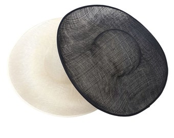 Sinamay Side Sweep Hat Base 45cm HA076