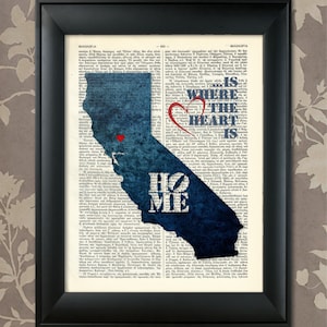 California Art Print, California Print, California Map Art, California Wall Art, California Pride, California Map Print, California Map
