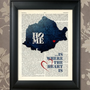 Rumania Art Print, Rumania Print, Rumania Map Art, Rumania Wall Art, Rumania Pride, Rumania Map Print, Rumania Map, Rumania Gift, Rumanian