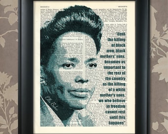 Ella Baker Quote, Ella Baker Print, Ella Baker Art, Civil Rights, Activist, African American Art, Black History Print, Black Lives Matter