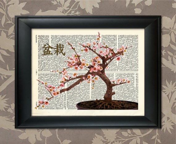 Bonsai Tree Print 5 Bonsai Print Bonsai Art Bonsai Poster Etsy