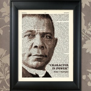 Booker T Washington, Quote, Booker T Washington, print, Booker T Print, Booker T Art, African-American, Black Lives Matter, Black History