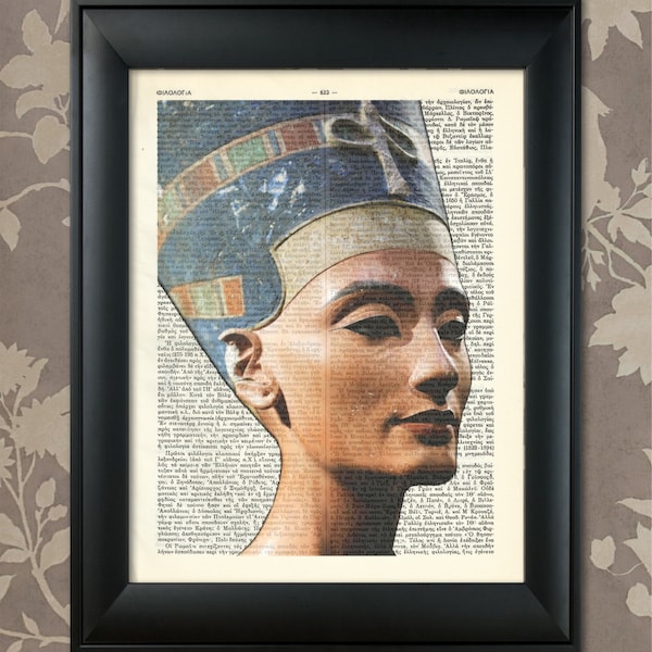 Nefertiti, Egypt Queen, Eternal Beauty, Nefertiti print, Nefertiti Poster, Nefertiti art, Nefertiti wall art, Nefertiti bust, Ancient Egypt