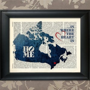Canada Art Print, Canada Print, Canada Map Art, Canada Wall Art, Canada Pride, Canada Map Print, Canada Map, Canada Decor, Map of Canada