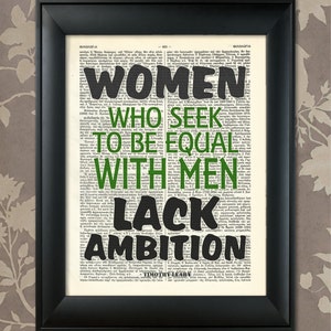 Impresión feminista, cita de Timothy Leary, cartel feminista, arte feminista, humor feminista, regalo feminista, arte feminista, impresión feminista, impresión de oficina