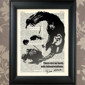 Friedrich Nietzsche, Nietzsche quote, Nietzsche print, Nietzsche art, Nietzsche poster, Nietzsche decor, Nietzsche wall art, Nietzsche gift