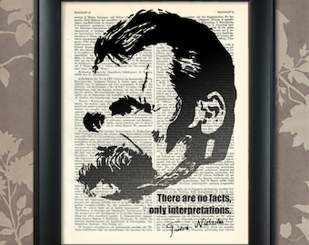 Friedrich Nietzsche, Nietzsche quote, Nietzsche print, Nietzsche art, Nietzsche poster, Nietzsche decor, Nietzsche wall art, Nietzsche gift