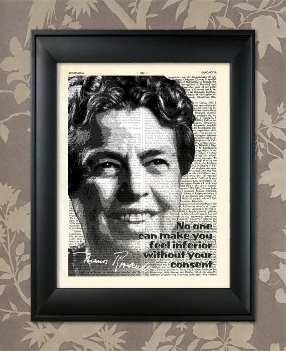 Eleanor Roosevelt Quote Eleanor Print Eleanor Art Eleanor Etsy