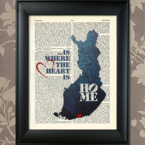 Finlande Art Print, impression de Finlande, Finlande carte Art, Finlande Wall Art, Finlande fierté, impression de carte de Finlande, carte de Finlande, carte de Finlande, finlandais