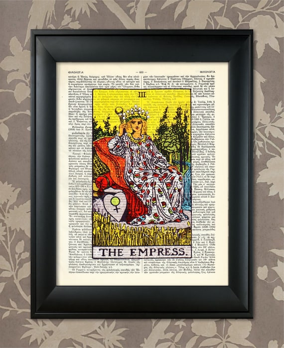The Empress, Tarot Card Print, Tarot Card Poster, Tarot Print