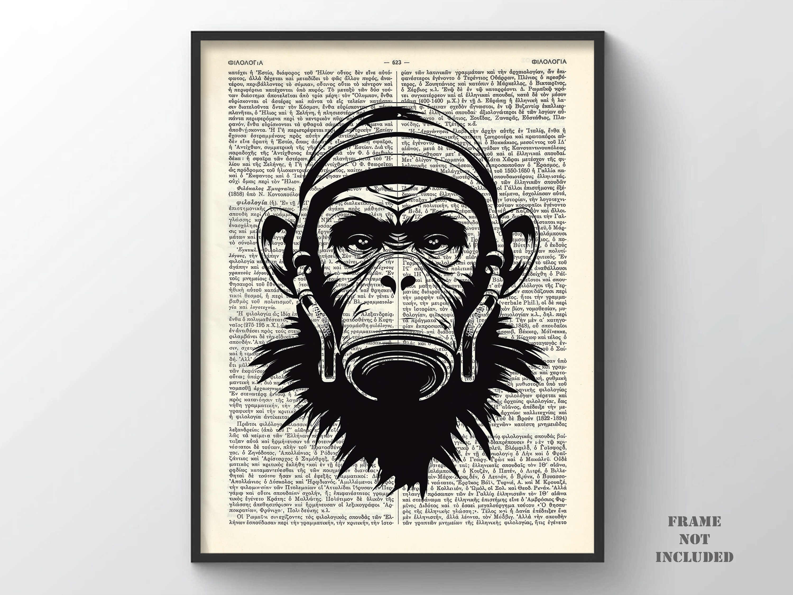 ☆Wild Wise Apes CD 3rd world 歌詞カード無し Iwazaru Mute Chimp Print, Three Wise Monkeys Wall Art Chimpanzee