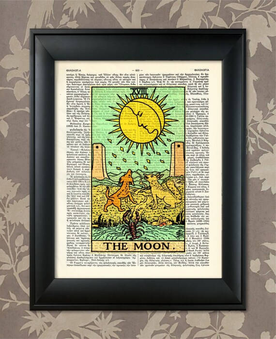 The Sun Tarot Card Print Astrology Tarot Cards Il Sole