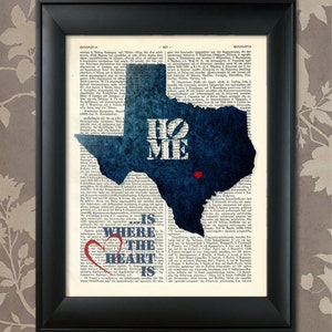 Texas Art Print, Texas Print, Texas Map Art, Texas Wall Art, Texas Pride, Texas Map Print, Texas Map, Texas Decor, Texas Gift, Map of Texas
