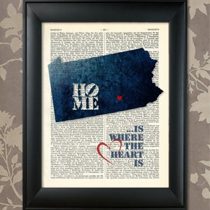 Pennsylvania Art Print, Pennsylvania Print, Pennsylvania Art, Pennsylvania Poster, Pennsylvania Pride, Pennsylvania Map, Map of Pennsylvania