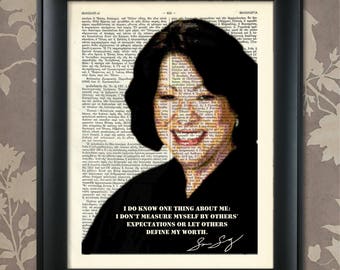 Sonia Sotomayor, Quote, Sotomayor print, Sonia Sotomayor Art, Sotomayor Poster, Sotomayor Gift,Sotomayor Quote,Feminist Print,Feminism,Judge