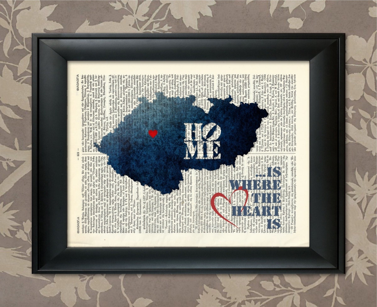 Chech Republic Map, Chech Republic Print, Chech Republic Art, Chech Poster, Chech Pride, Chech map print, Chech map Art, Chech Gift, Present