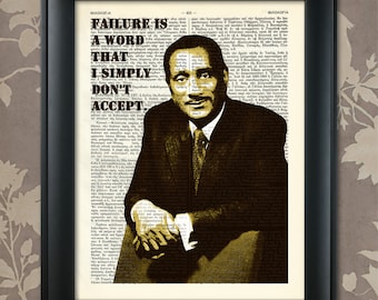John H Johnson Quote, John H Johnson Poster, John H Johnson Art, Black History, African American Art, BLM, African American Poster