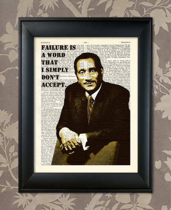 ウィリアム・H・ジョンソン アートポスター A2版 John H Johnson Quote, John H Johnson Poster, John H Johnson Art