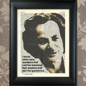 Richard Feynman, Quote, Feynman print, Science vs Religion, Feynman quote, Richard Feynman art, Feynman wall art, Scientist, Atheist,Atheism