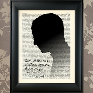 Steve Jobs, Quote, Steve Jobs print, Steve Jobs quote, Steve Jobs art, Steve Jobs poster, Steve Jobs wall art, Steve Jobs Decor, Saying