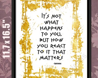 Epictetus Quote, Epictetus Print, Epictetus Art, Philosophy Print, Greek Philosophy, Great Philosophers, Ancient Greek Wisdom, Ancient Rome