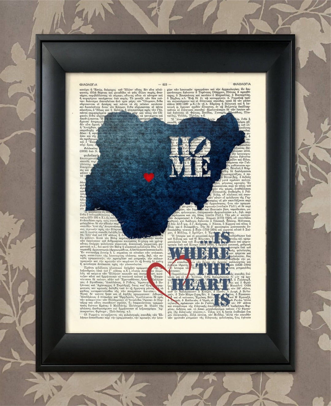 Nigeria Art Print, Nigeria Print, Nigeria Map Art, Nigeria Wall Art