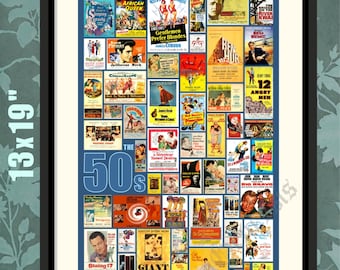 Vintage Filmposter, 50er Jahre, Filmposter, Filmposter, Filmposter Kunst, Filmposter Dekor, Filmposter Geschenk, Filmposter