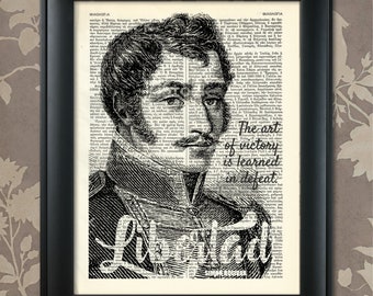 Simon Bolivar Quote, Simon Bolivar Print, Simon Bolivar Art, S American History, El Libertador, Liberta, Revolutionary, Venezuela History