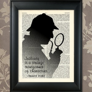 Sherlock Holmes, Quote, Sherlock print, Holmes quote, Sherlock Holmes art, Sherlock poster, Sherlock wall art, Holmes Poster, Holmes Print