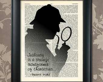 Sherlock Holmes, Zitat, Sherlock Druck, Holmes Zitat, Sherlock Holmes Kunst, Sherlock Poster, Sherlock Wandkunst, Holmes Poster, Holmes Print