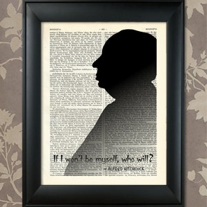 Alfred Hitchcock, Zitat, Hitchcock Druck, Hitchcock Zitat, Alfred Hitchcock Kunst, Hitchcock Poster, Hitchcock Wandkunst, Hitchcock Decor