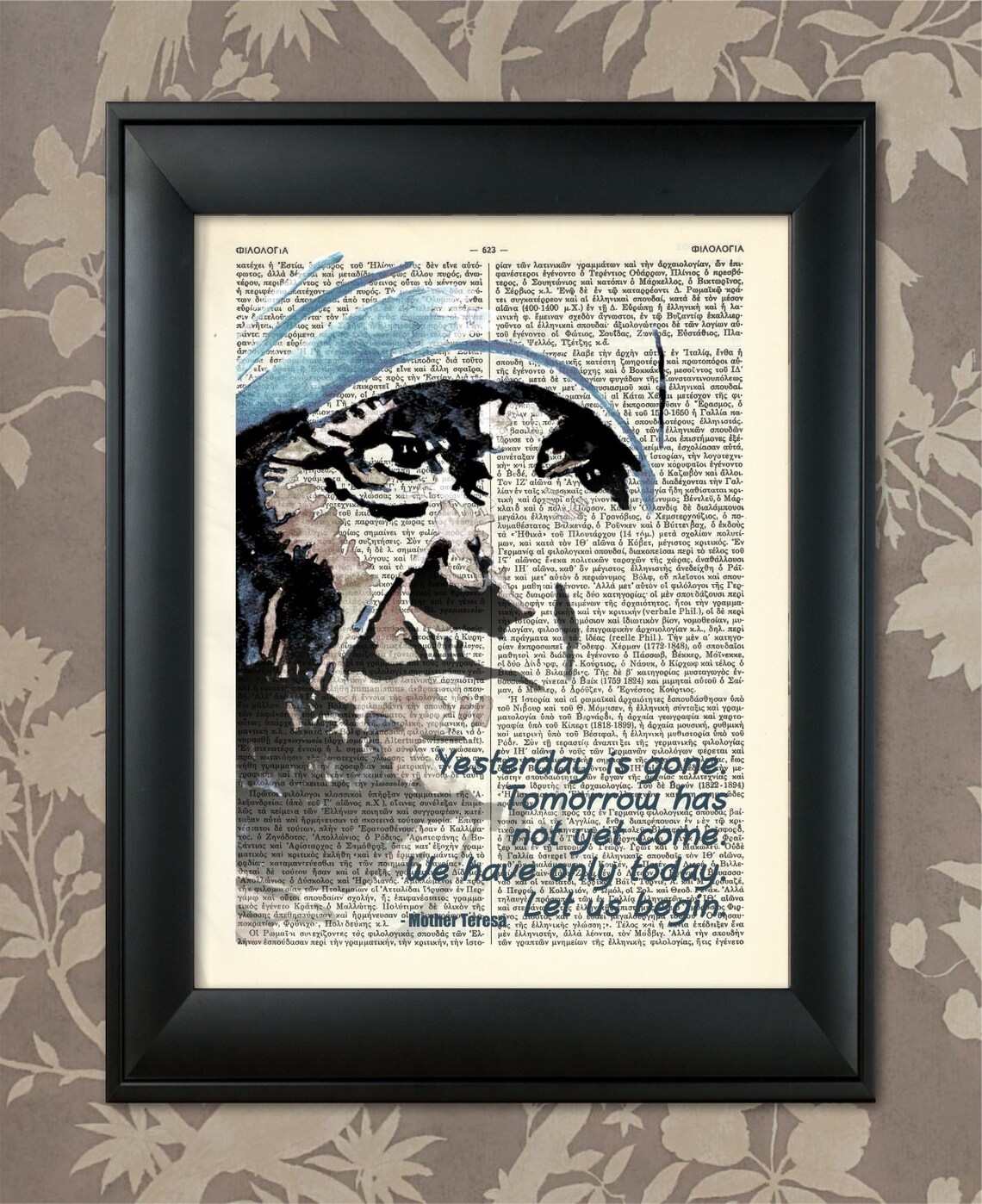 Mother Teresa Quote Mother Teresa Print Mother Teresa Art - Etsy