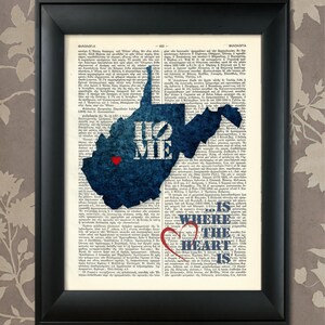 West Virginia Map, West Virginia Print, West Virginia Art, West Virginia Poster, West Virginia Pride, West Virginia Gift, W Virginia Map