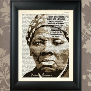 Harriet Tubman Quote, Black History Print, Harriet Tubman Print, African American Art, Activist, Slavery Print, Black Lives Matter