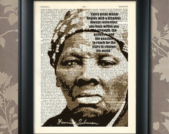 Harriet Tubman Quote, Black History Print, Harriet Tubman Print, African American Art, Activist, Slavery Print, Black Lives Matter
