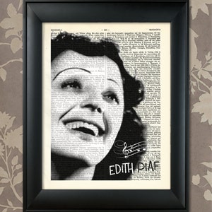 Edith Piaf, French Singer, Edith Piaf Print, Edith Piaf Art, Edith Piaf Poster, Edith Piaf Gift, Edith Piaf Decor, Edith Piaf Wall Art, Piaf