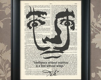 Salvador Dali Sketch, Salvador Dali Quote, Salvador Dali print, Salvador Dali Poster, Salvador Dali art, Dali wall art, Dali print, Dali Art