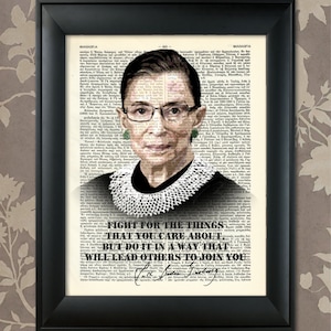 Ruth Bader Ginsburg, Quote, Ruth Bader print, Ruth Bader Art, Ruth Bader Poster, Ruth Bader Decor, Ruth Bader Quote, Feminism,Feminist Print