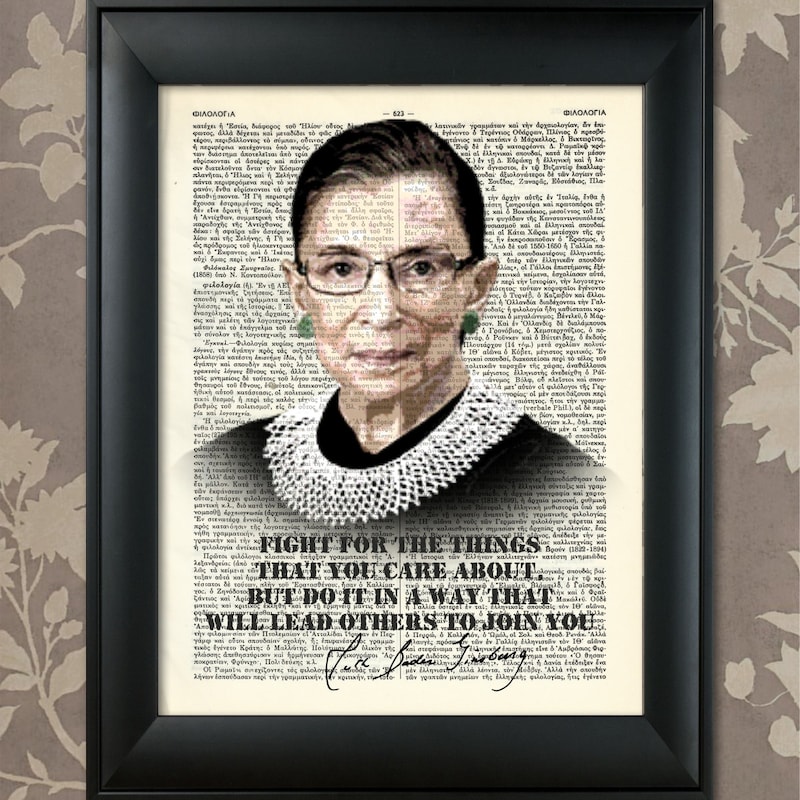 Ruth Bader Ginsburg Art - Etsy