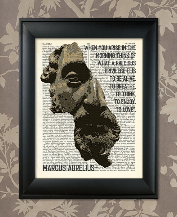 Marcus Aurelius, Philosophical Quote, Philosophy Print, Roman Emperor, Stoic Philosopher, Marcus Aurelius poster, Ancient Rome, Rome poster