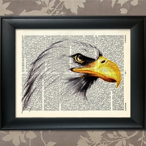 American Bald Eagle, Bald Eagle Poster, Bald Eagle Print, Bald Eagle art, Eagle art, Wildlife decor, Wildlife Art, Wildlife Print, Bird Art